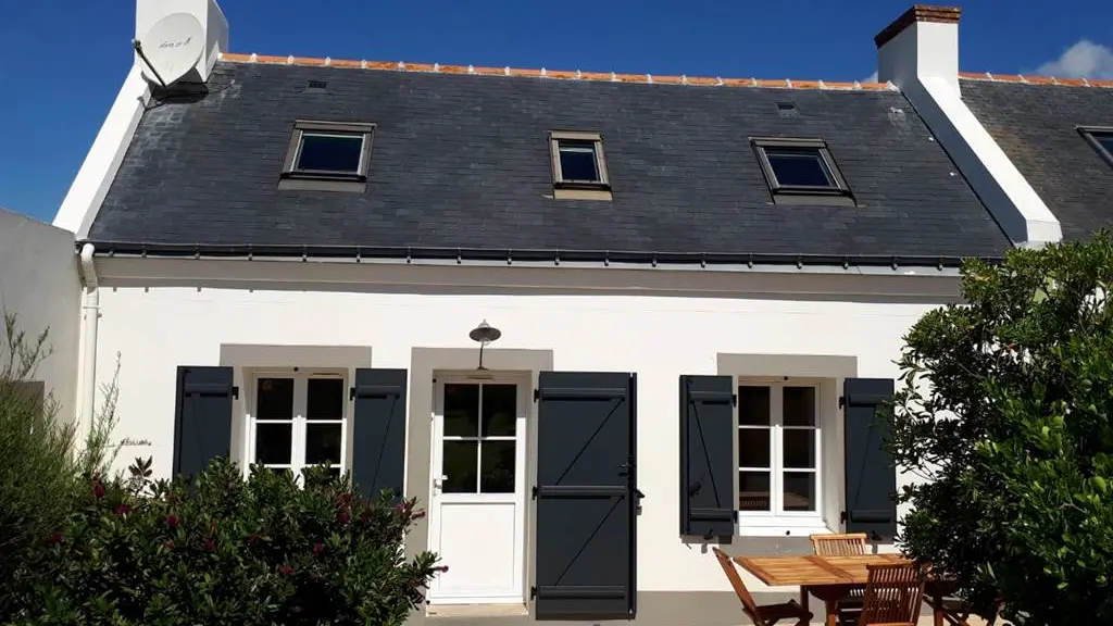 Clévacances - Meublé 056MS000385 - Maison tout confort, au calme, à 200m de la plage et de la côte sauvage, vue mer à BELLE ILE - Bangor - Morbihan Bretagne Sud