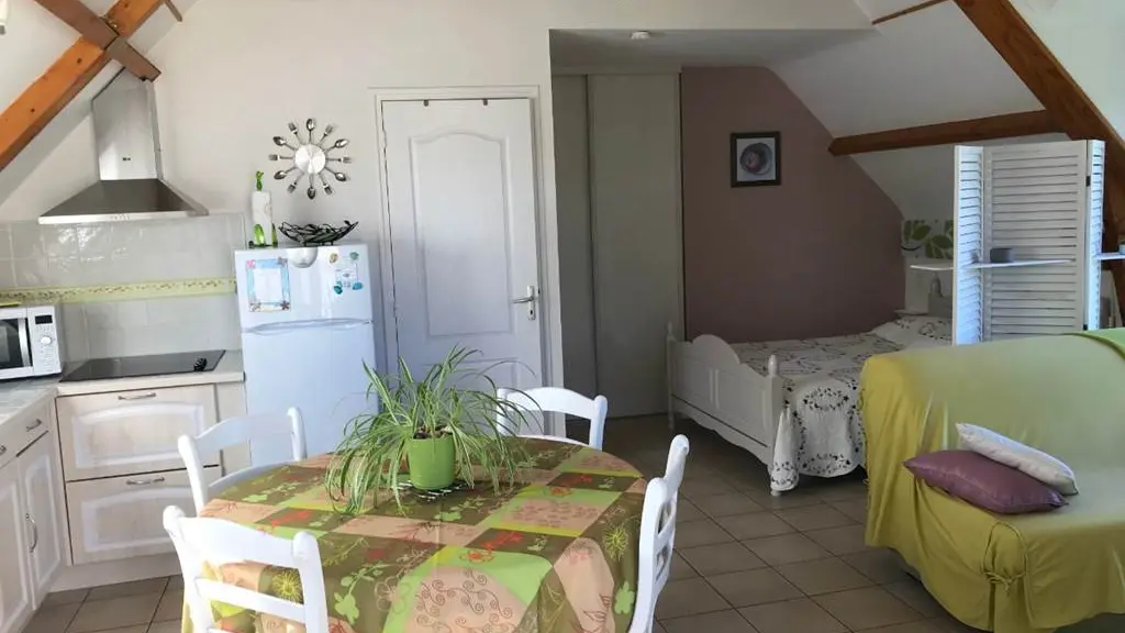 Clévacances - Meublé 56MS1212 - Charmant studio avec jardin privatif Golfe du Morbihan - Baden - Morbihan Bretagne Sud