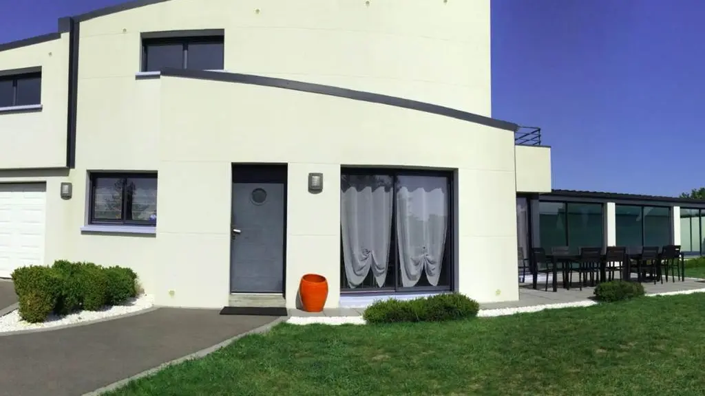 Clévacances - Meublé 056MS000211 - Villa 12 pers.avec piscine intérieure privée entre océan et Ria d'Etel - Plouhinec - Morbihan Bretagne Sud
