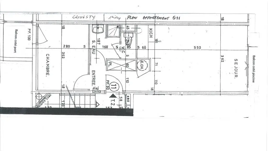 Clévacances - Meublé 056MS000394 - Appartement Port du CROUESTY dans résidence avec piscine - Arzon - Morbihan Bretagne Sud