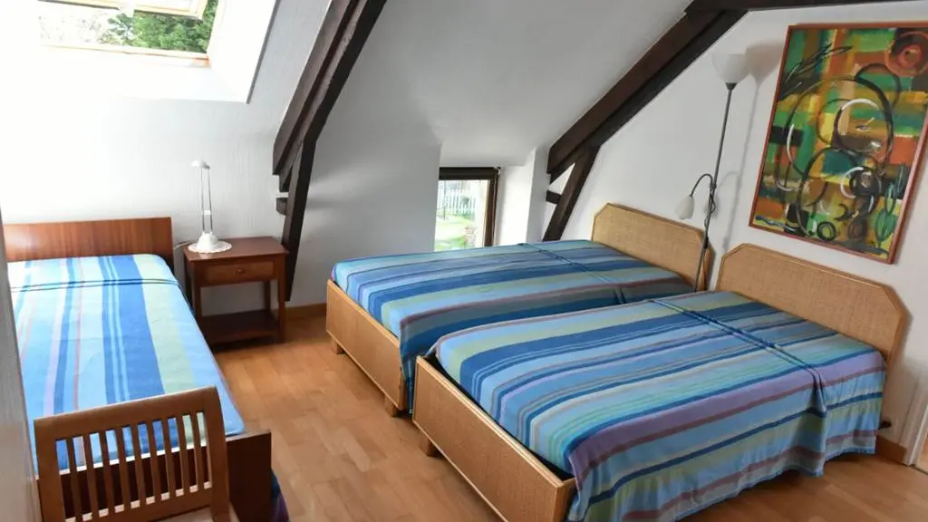 Clévacances - Meublé 56MS0142 - Longère rénovée tout confort à 500m des plages en Bretagne sud - Larmor-Plage - Morbihan Bretagne Sud