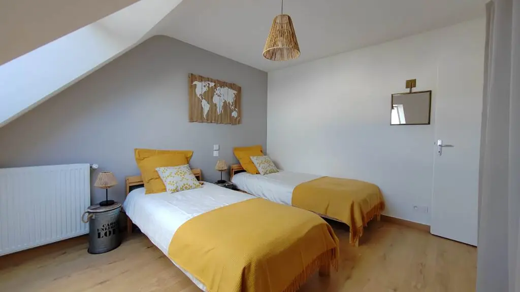 Clévacances - Meublé 056MS000240 - Presqu’ile de Rhuys, maison neuve tout confort, SPA, plage à 700m - Le Tour-du-Parc - Morbihan Bretagne Sud