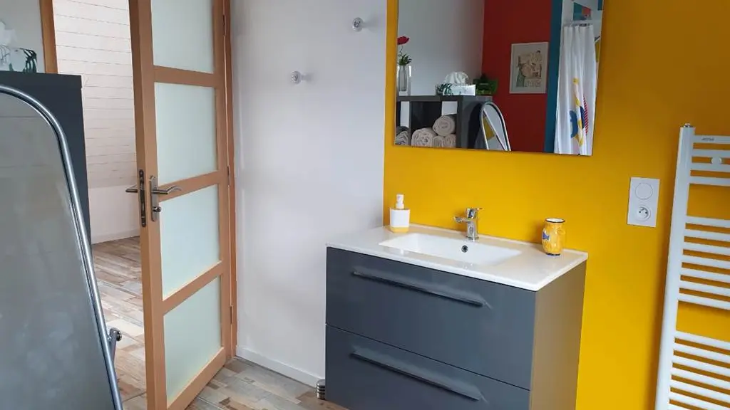 Clévacances - Meublé 056MS000356 - Maison tout confort à 2 pas de la plage de Toulindac - BADEN - GOLFE DU MORBIHAN - Baden - Morbihan Bretagne Sud