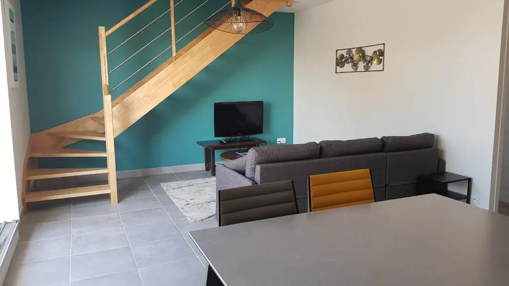 Clévacances - Meublé 056MS000155 - Appartement neuf, tout confort, à 300 m des plages et du bourg - Damgan - Morbihan Bretagne Sud