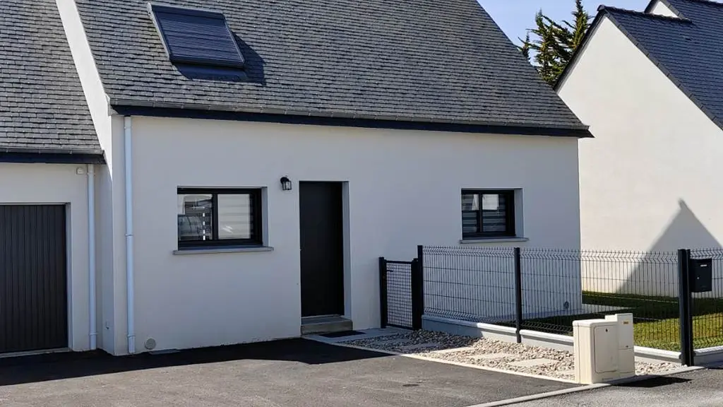 Clévacances - Meublé 056MS000240 - Presqu’ile de Rhuys, maison neuve tout confort, SPA, plage à 700m - Le Tour-du-Parc - Morbihan Bretagne Sud