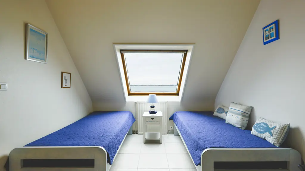 Clévacances - Meublé 56MS1249 - Appartement spacieux avec vue imprenable sur mer - Larmor-Plage - Morbihan Bretagne Sud