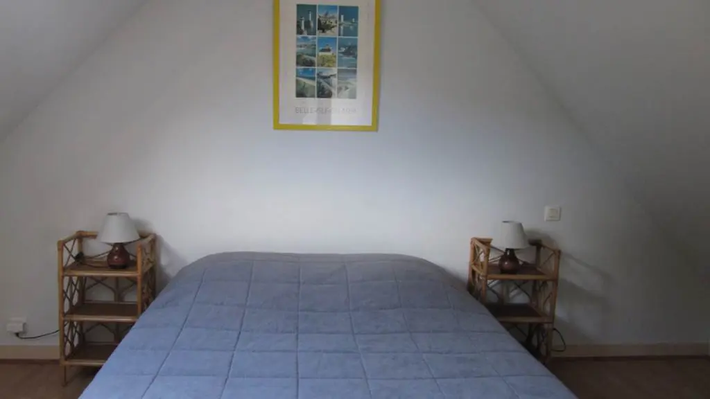 Clévacances - Meublé 056MS000345 - Maison SUET avec jardin et terrasse privés à 400m de la plage - Bangor - Morbihan Bretagne Sud