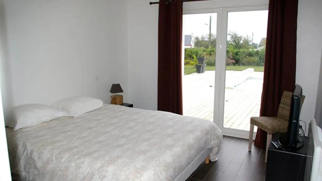 Clévacances - Meublé 56MS0338 - Maison tout confort avec piscine au cœur de SAUZON - Sauzon - Morbihan Bretagne Sud