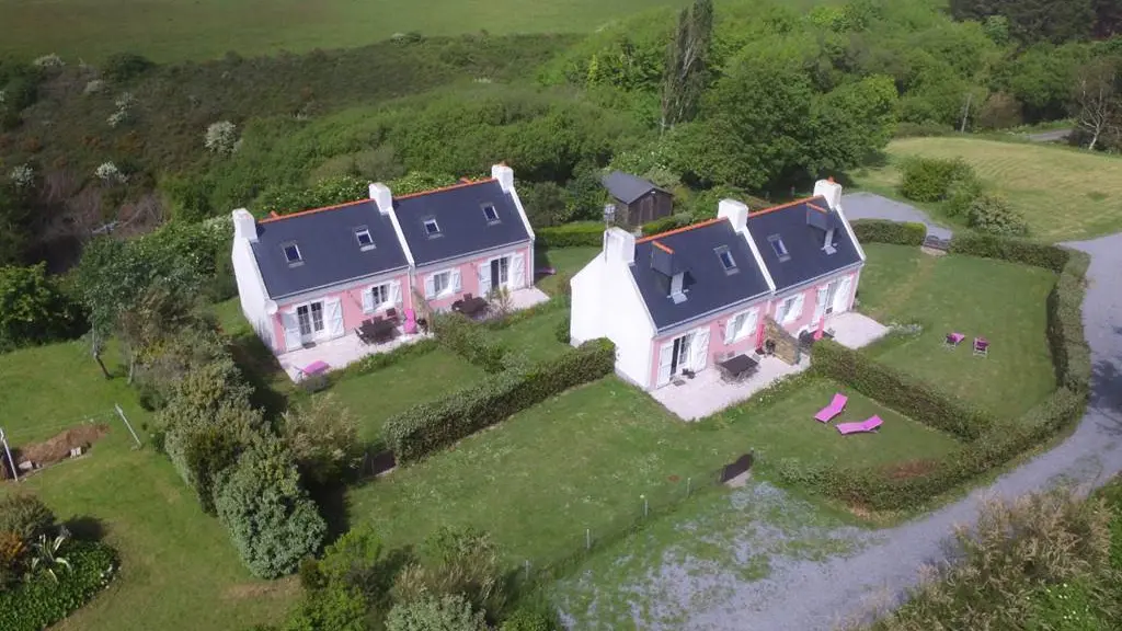 Clévacances - Meublé 056MS000345 - Maison SUET avec jardin et terrasse privés à 400m de la plage - Bangor - Morbihan Bretagne Sud