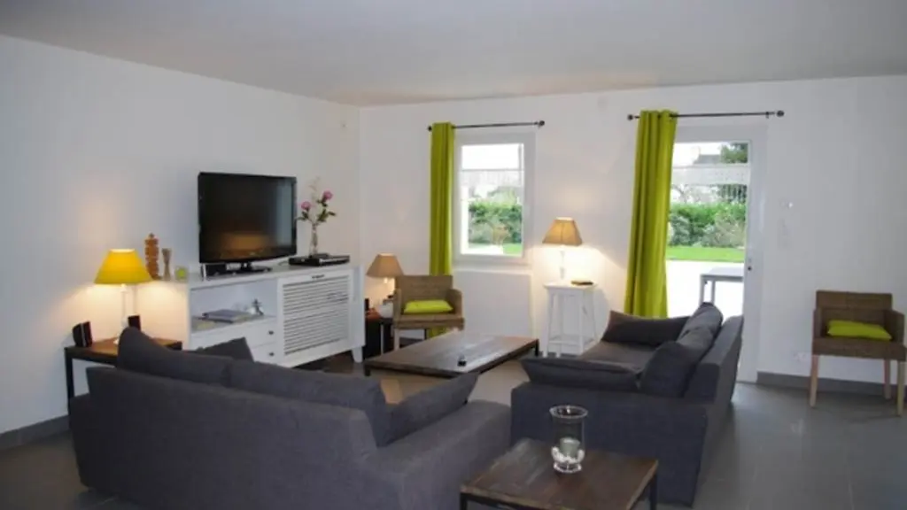 Clévacances - Meublé 56MS0338 - Maison tout confort avec piscine au cœur de SAUZON - Sauzon - Morbihan Bretagne Sud