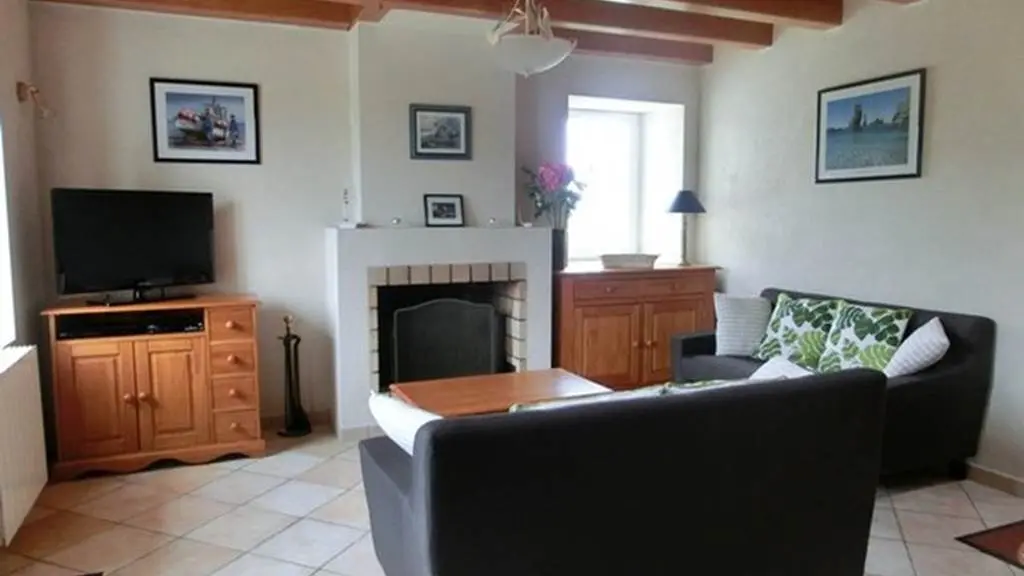 Clévacances - Meublé 056MS000385 - Maison tout confort, au calme, à 200m de la plage et de la côte sauvage, vue mer à BELLE ILE - Bangor - Morbihan Bretagne Sud