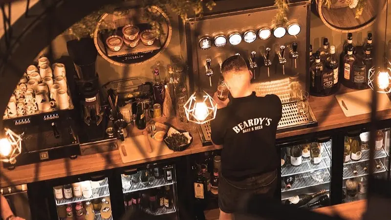 bar - beardy's bar - déco industrielle - Ploërmel