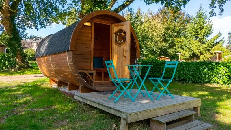 Insolite - Barrel - Camping - Lac -au - Duc - Taupont - Brocéliande