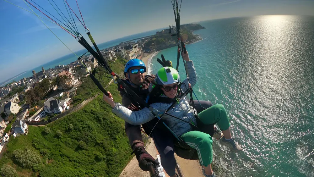 Parapente en Baie