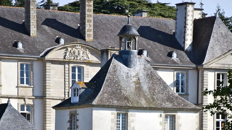 chateau de Loyat - toitures - Morbihan - Brocéliande