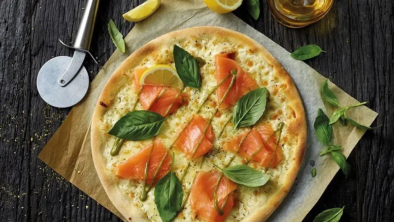 ristorante Del Arte - pizza saumon - Ploërmel - Brocéliande - Bretagne