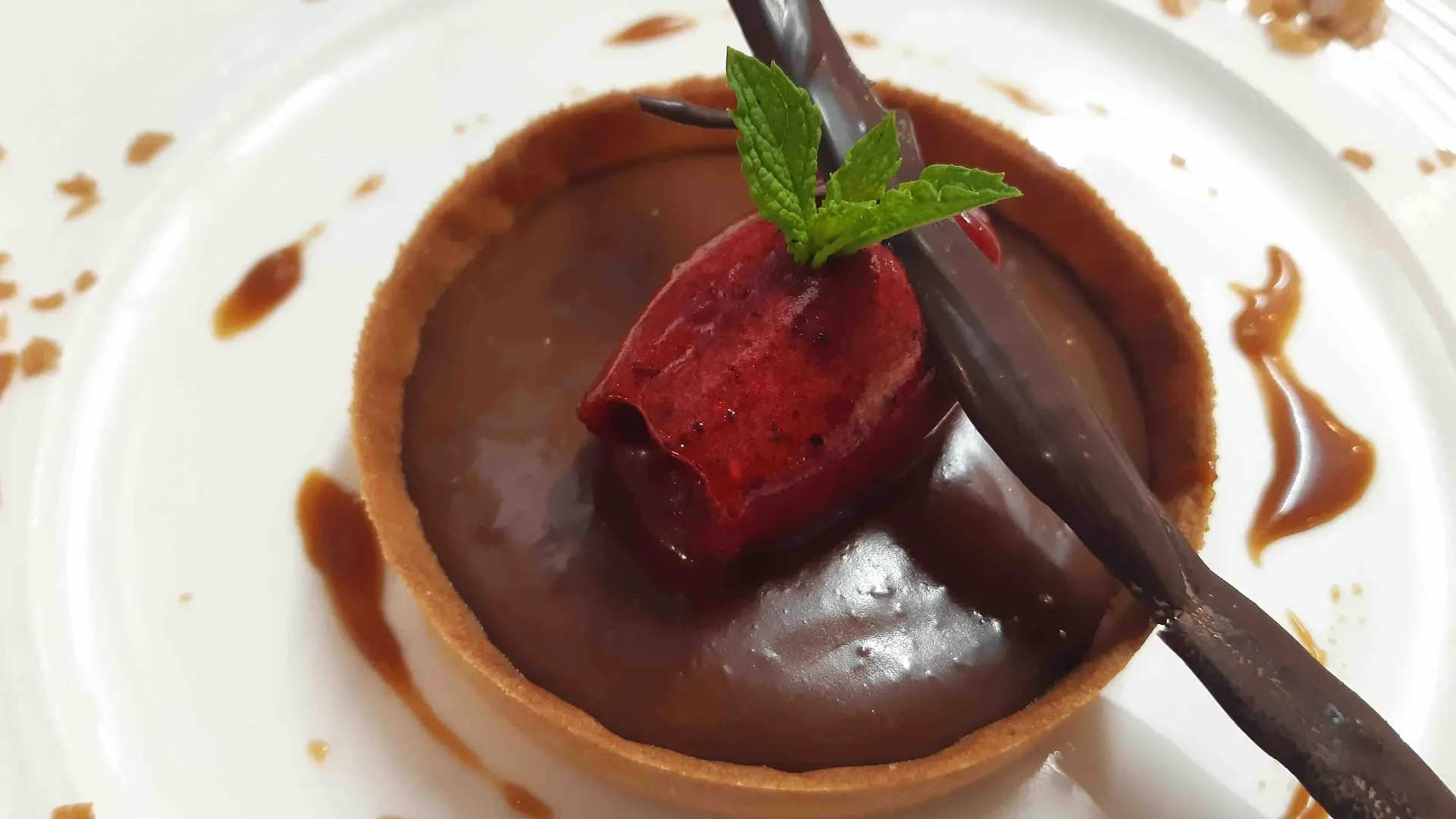 dessert-chocolat - La Table du Jardin des Simples Mont-Dol