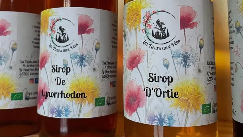 production fleurs aromatiques - médicinales - sirops - Campénéac