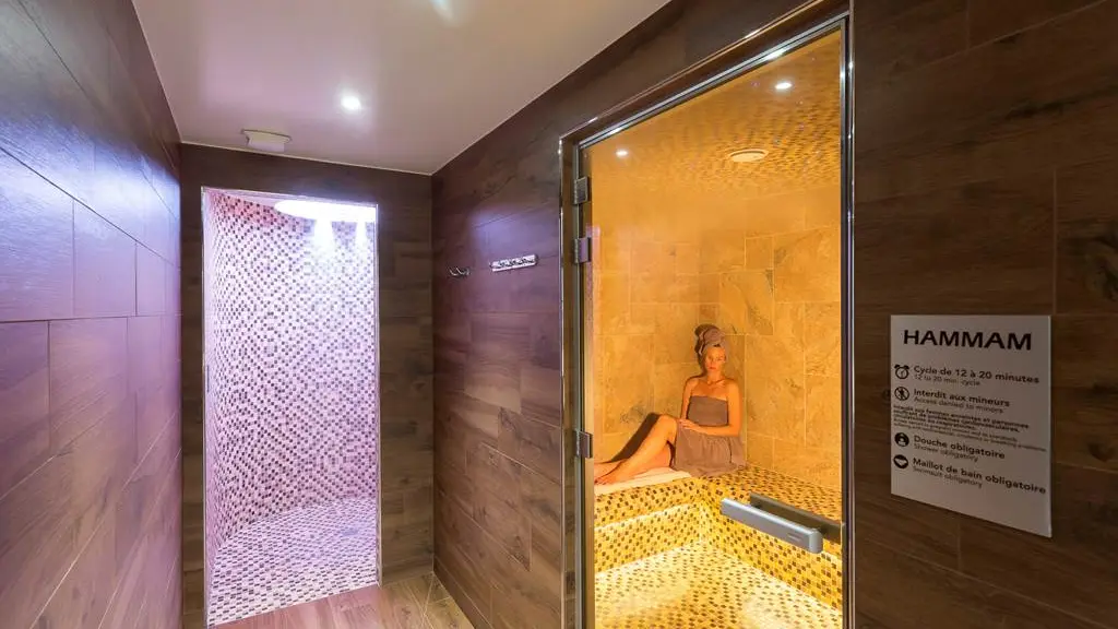 Espace bien-être du Tumulus Hammam/Douche expérience