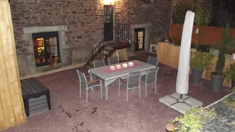 il etait une fois broceliande table repas exterieur