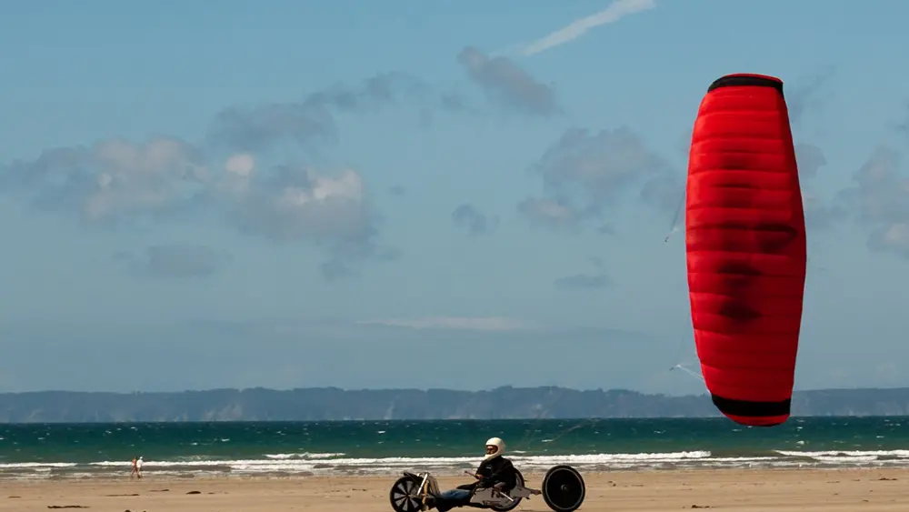 Char à voile du bout du monde