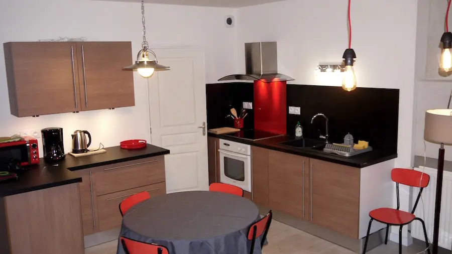 Le Loft à Bécherel - cuisine