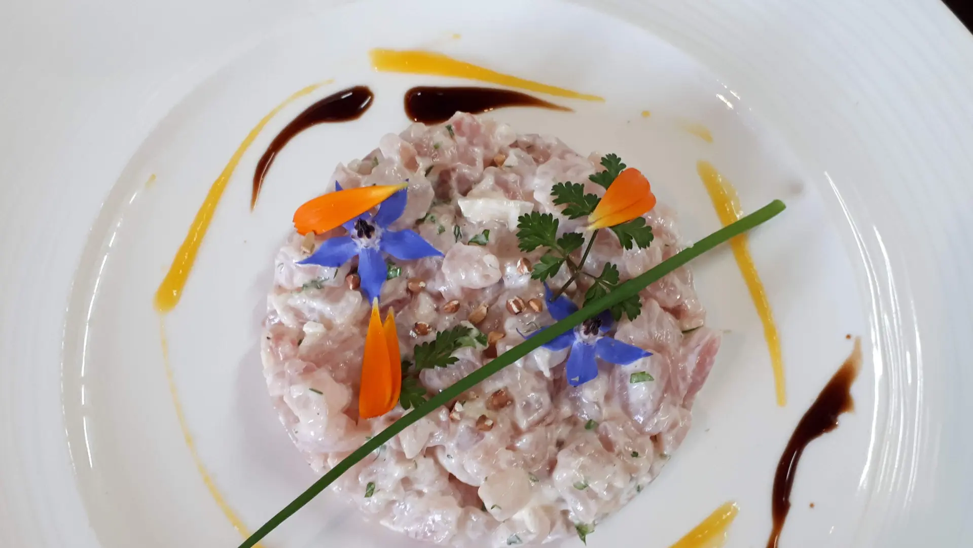 plat-poisson - La Table du Jardin des Simples  Mont-Dol