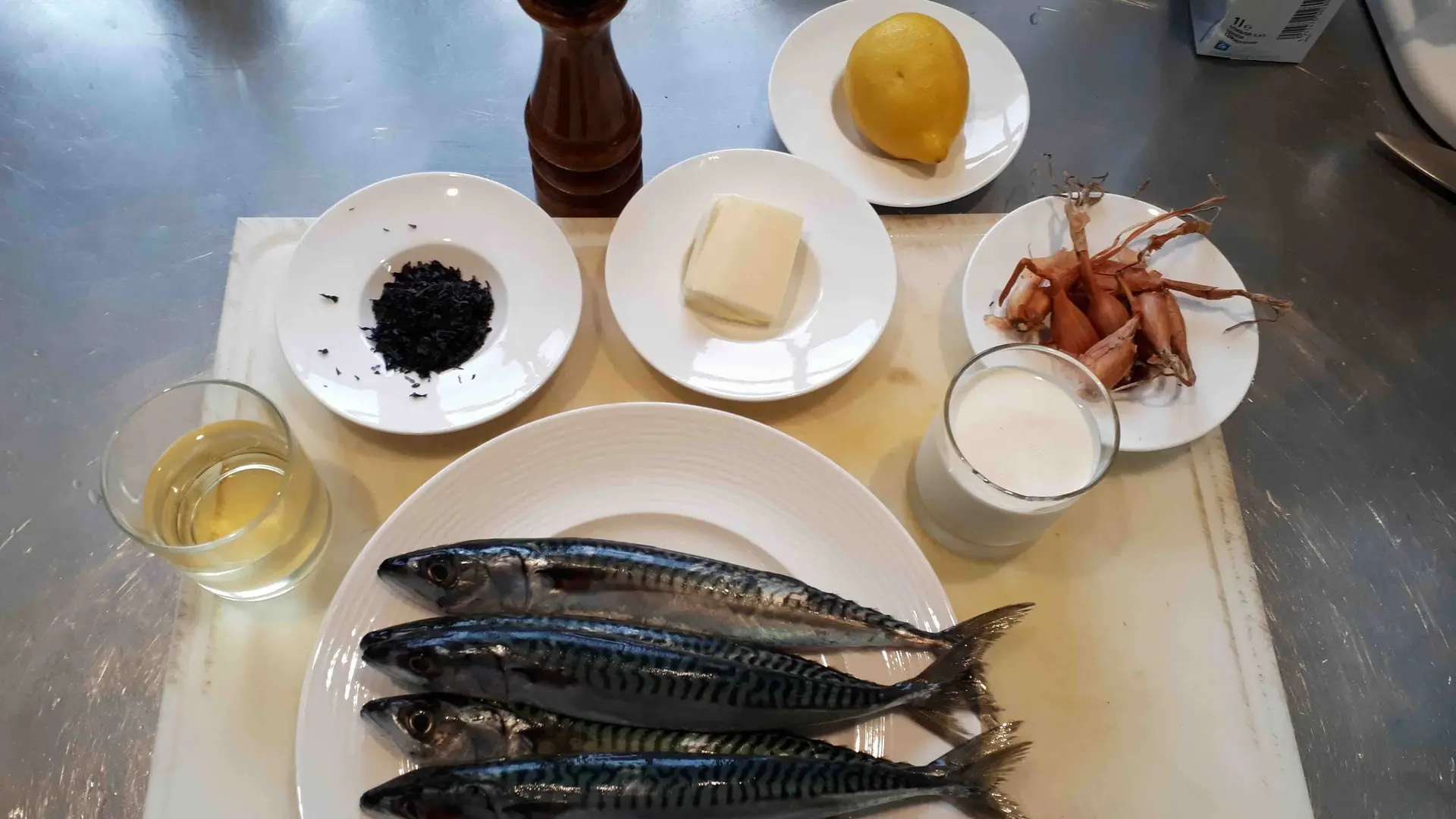 plat-sardines - La Table du Jardin des Simples Mont-Dol