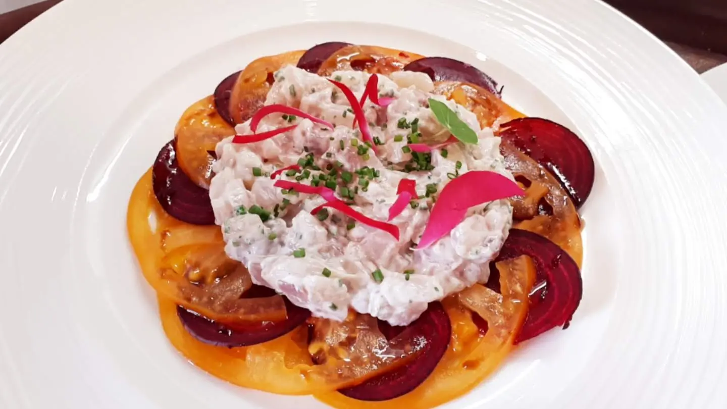 plat-tomates La Table du Jardin des Simples Mont-Dol