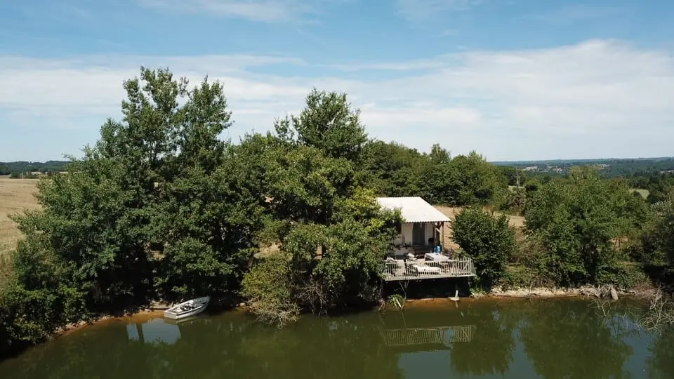 Tinyhouse sur l'étang de Bramefort
