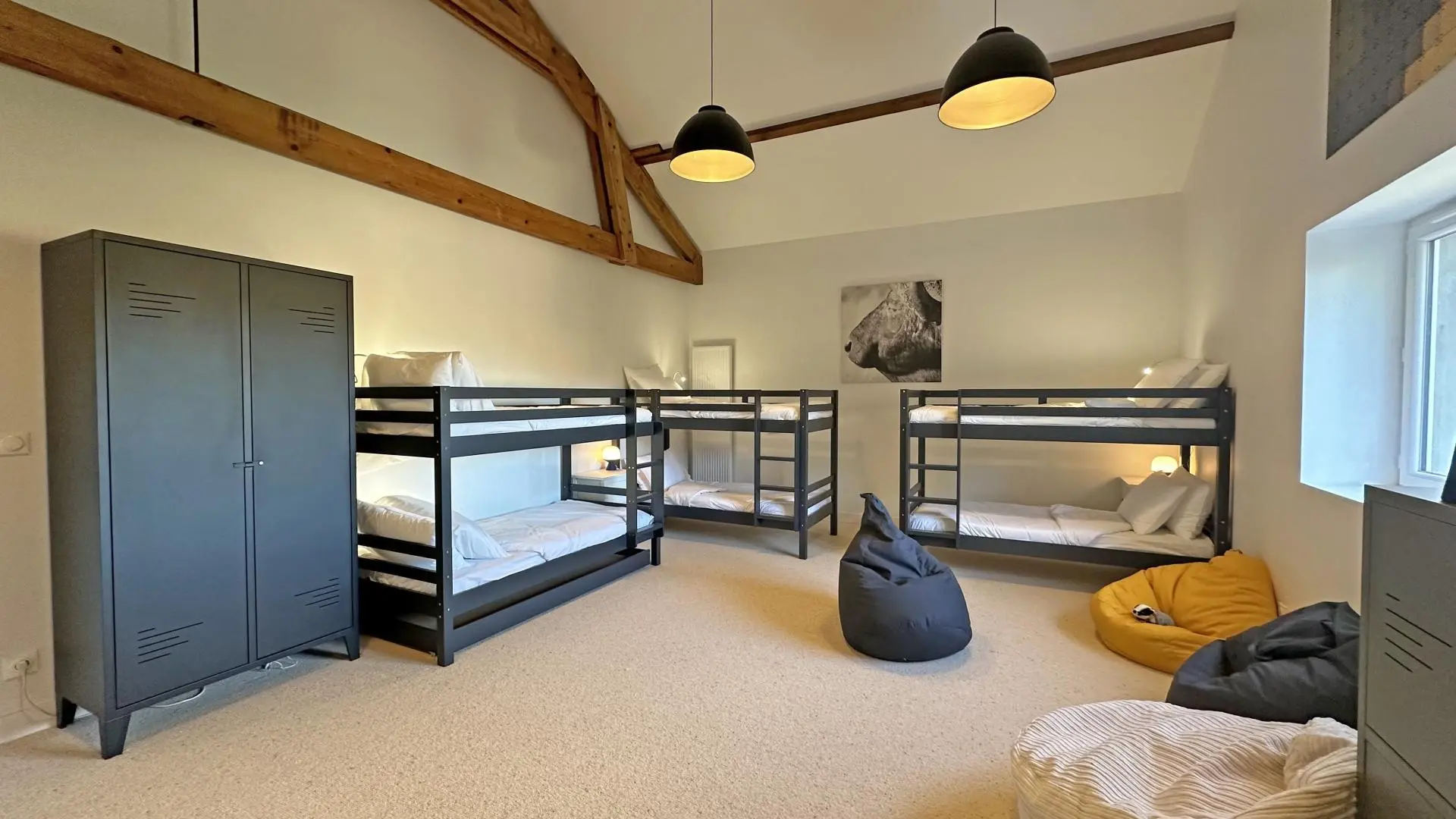 Les Granges du Tais à Ambazac en Haute-Vienne (Nouvelle Aquitaine) - chambre 1 dortoir_84