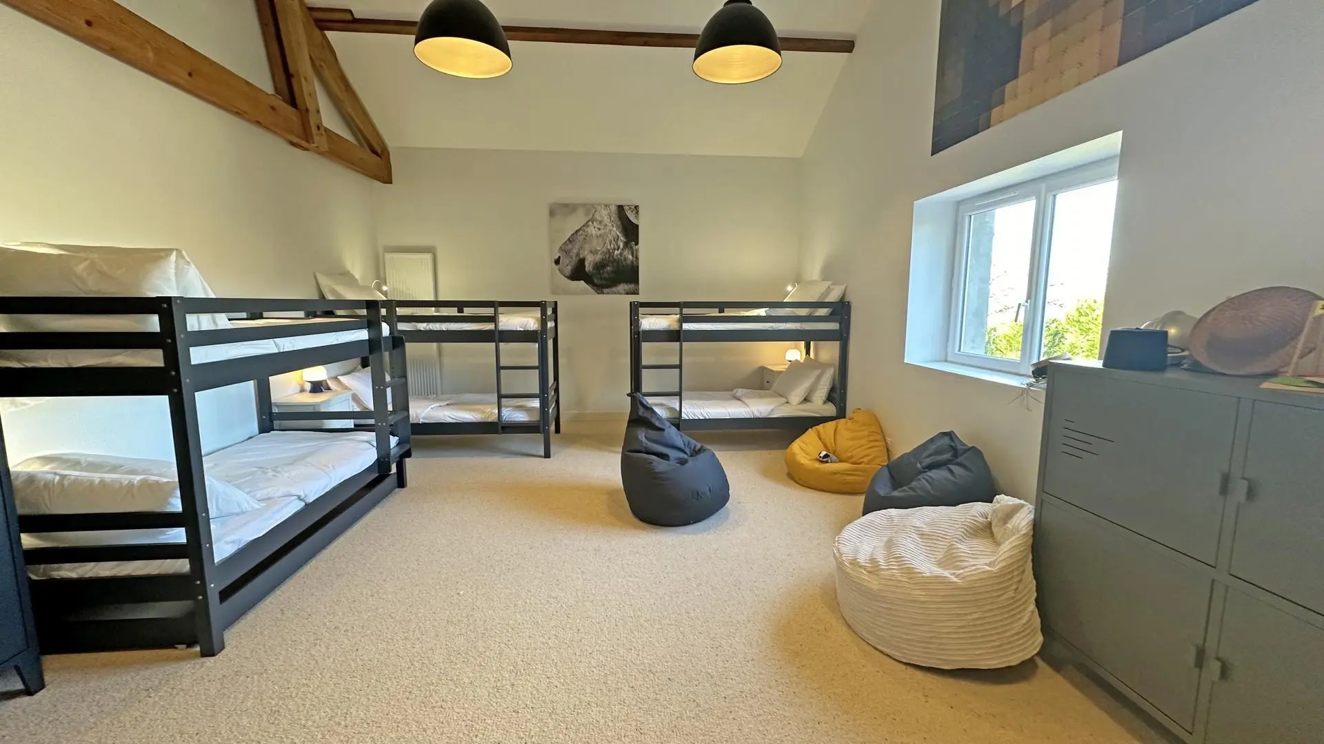 Les Granges du Tais à Ambazac en Haute-Vienne (Nouvelle Aquitaine) - chambre 1 dortoir_29