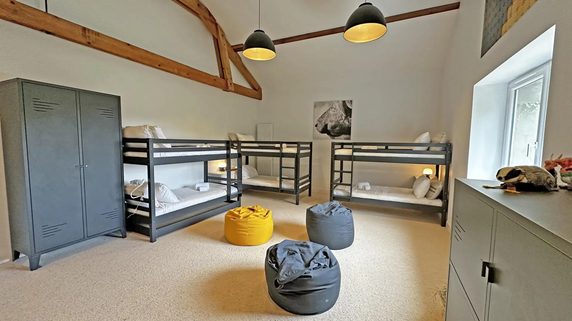 Les Granges du Tais à Ambazac en Haute-Vienne (Nouvelle Aquitaine) - chambre 1 dortoir_28