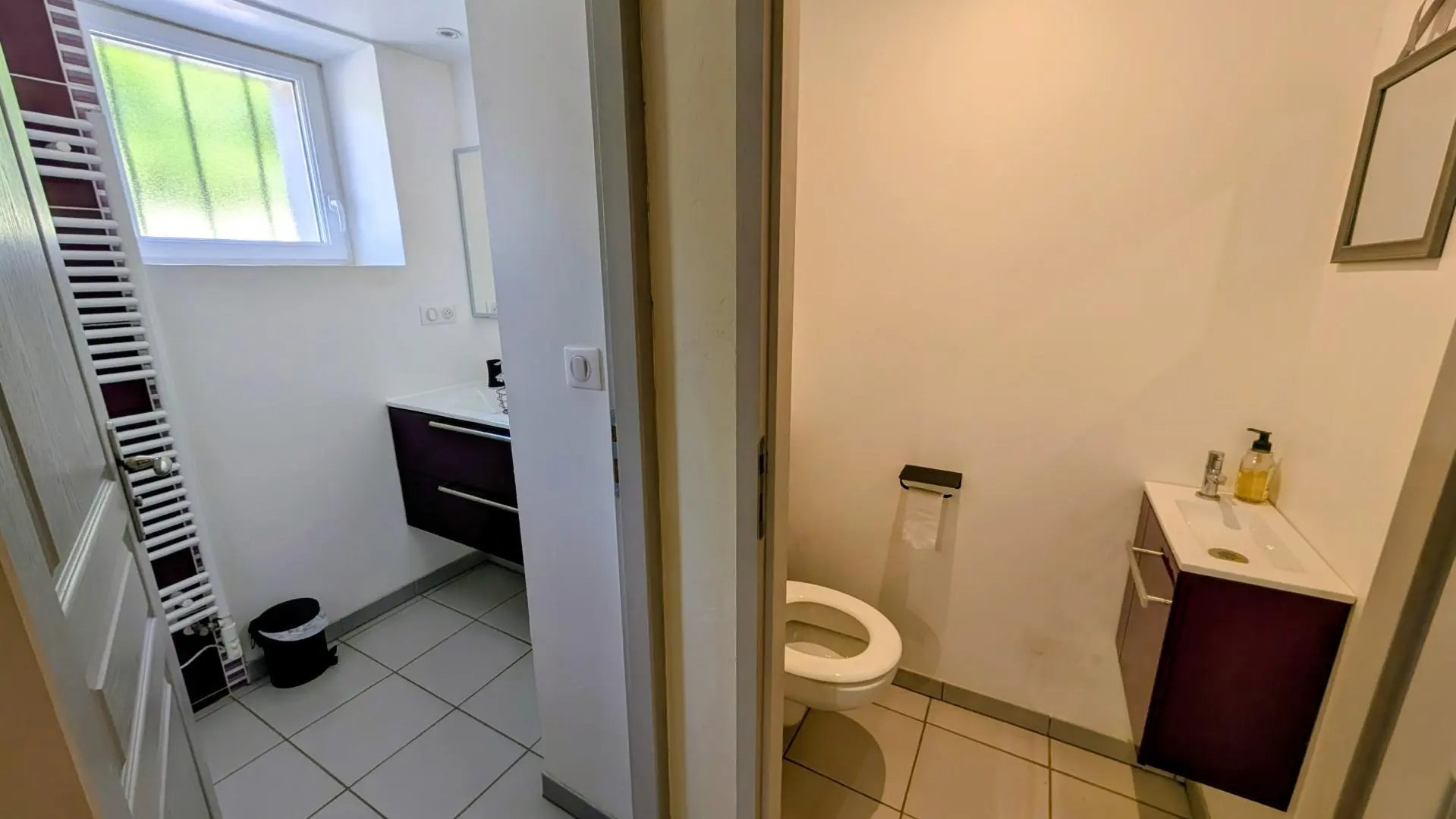 Gite Lavaud à Folles en Haute-Vienne (Nouvelle Aquitaine)- salle d'eau et wc au rez de chaussée_12