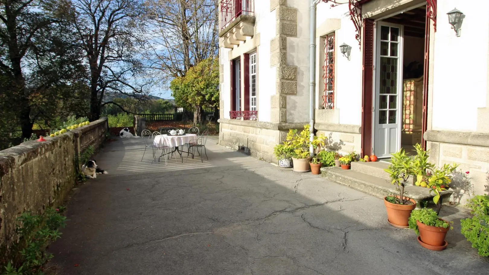 Chambre d'hotes Le Chateau De Saint Roch à Ambazac en Haute-Vienne (Limousin) - terrasse_25