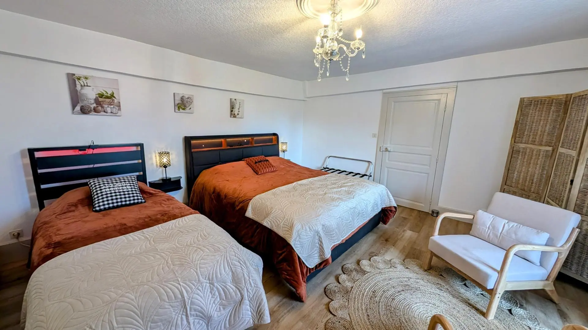 l'appartement de Saint Léo situé sur la commune de Saint Leonard de Noblat en Haute-Vienne - chambre 1_7