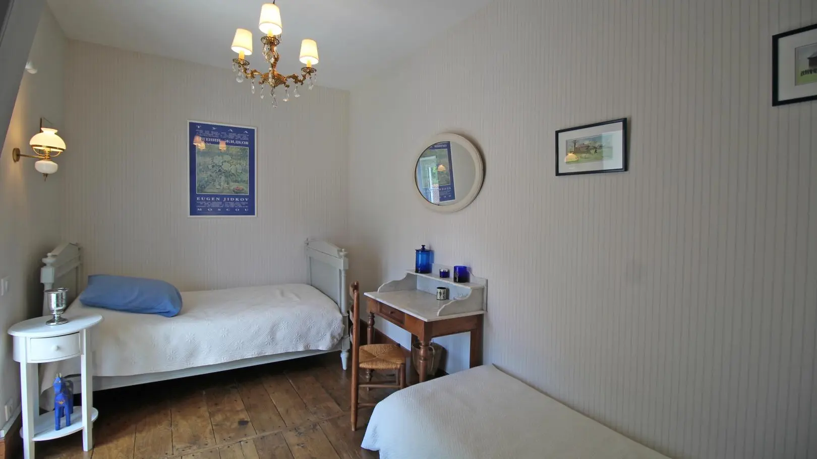 La chambre individuelle de la Suite de Tante Madeleine, au Masbareau, Chambres et Table d'Hôtes de Charme à Royères en Haute-Vienne Limousin Nouvelle Aquitaine_13