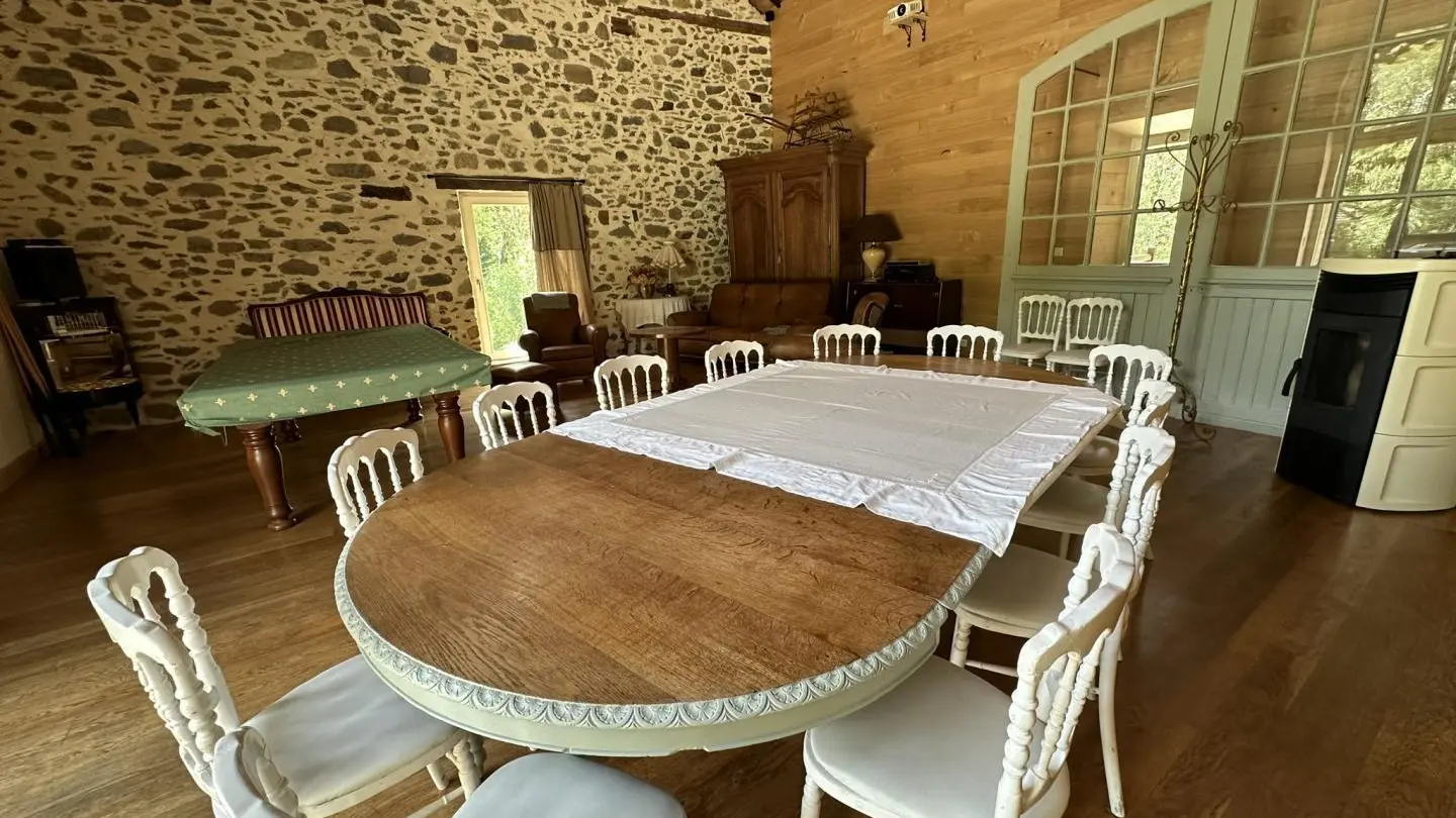 Gite Le Moulin à Nexon en Haute-Vienne (Nouvelle-Aquitaine - Limousin) - salle de réception en option_48