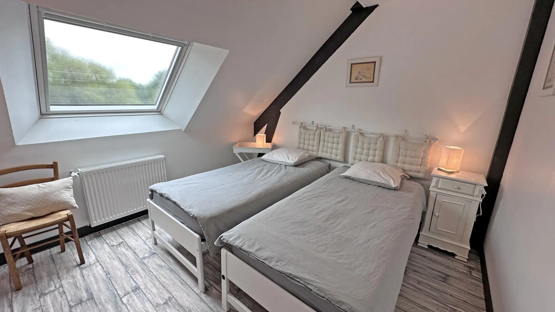 Gîte de la Châtaigneraie à Saint Yrieix La Perche en Haute-Vienne (Nouvelle Aquitaine) - chambre 4 - version lits simples_58