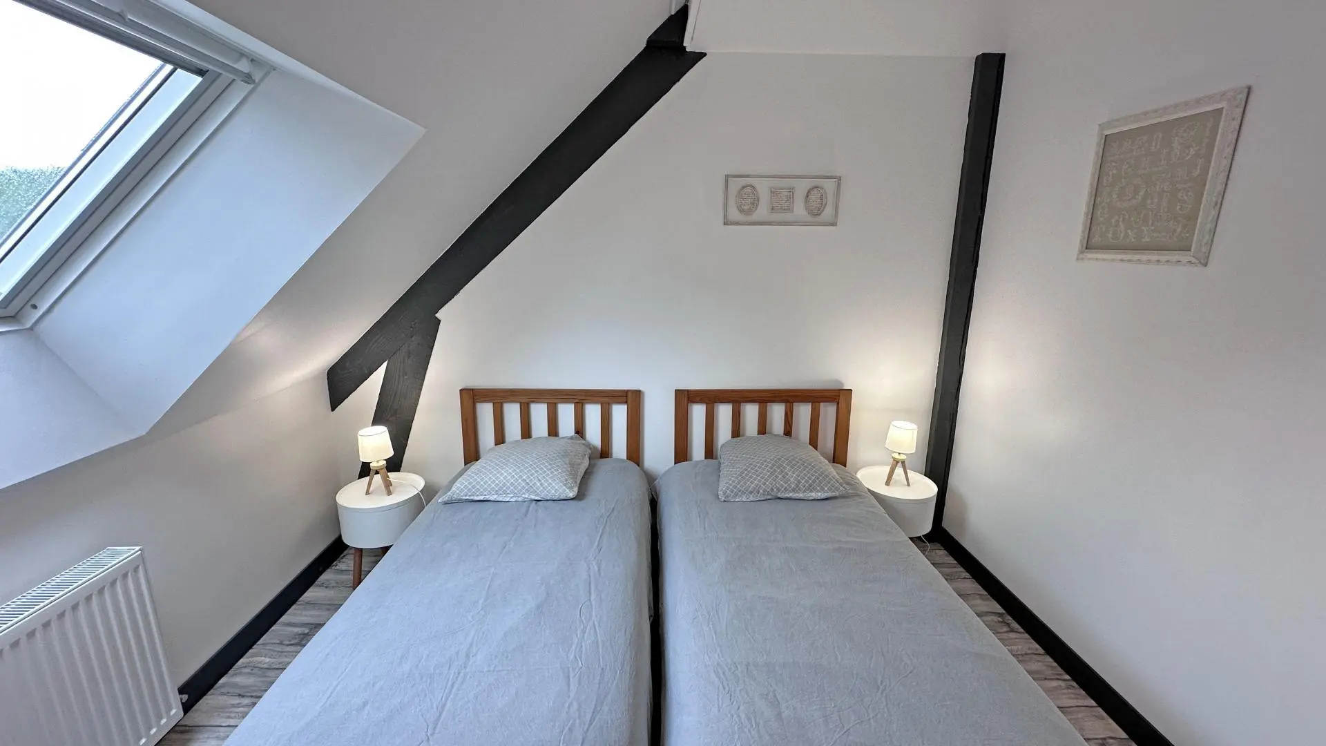 Gîte de la Châtaigneraie à Saint Yrieix La Perche en Haute-Vienne (Nouvelle Aquitaine) - chambre 2 - version lits simples_43