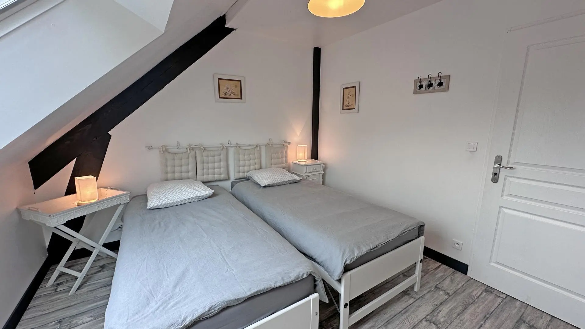 Gîte de la Châtaigneraie à Saint Yrieix La Perche en Haute-Vienne (Nouvelle Aquitaine) - chambre 4 - version lits simples_59