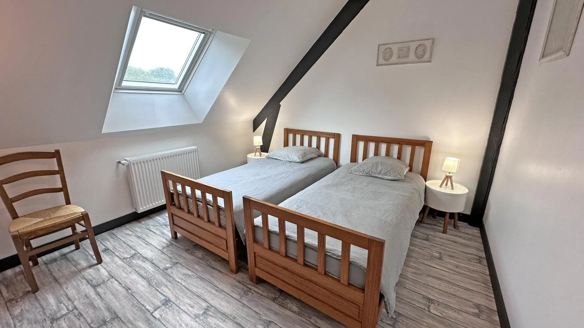 Gîte de la Châtaigneraie à Saint Yrieix La Perche en Haute-Vienne (Nouvelle Aquitaine) - chambre 2 - version lits simples_40
