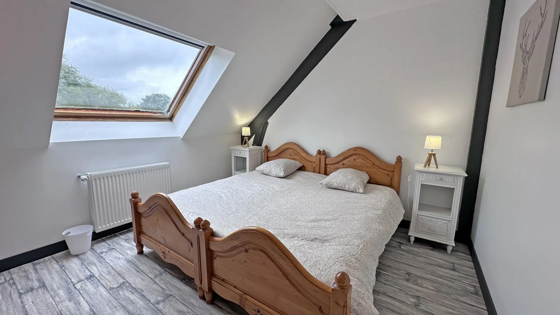 Gîte de la Châtaigneraie à Saint Yrieix La Perche en Haute-Vienne (Nouvelle Aquitaine) - chambre 3 - version lits rapprochés_46