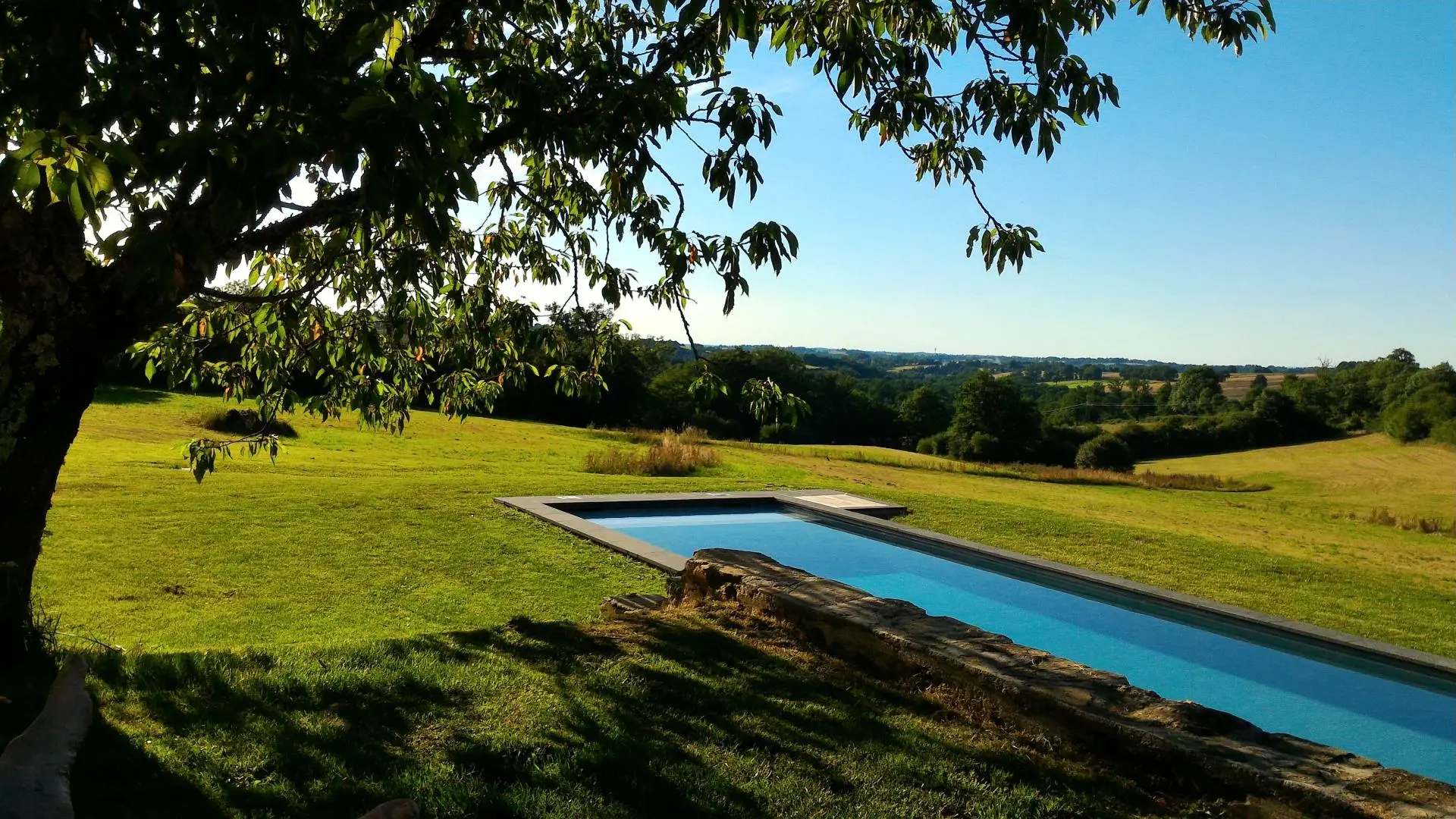 Le bassin de nage et la prairie._6