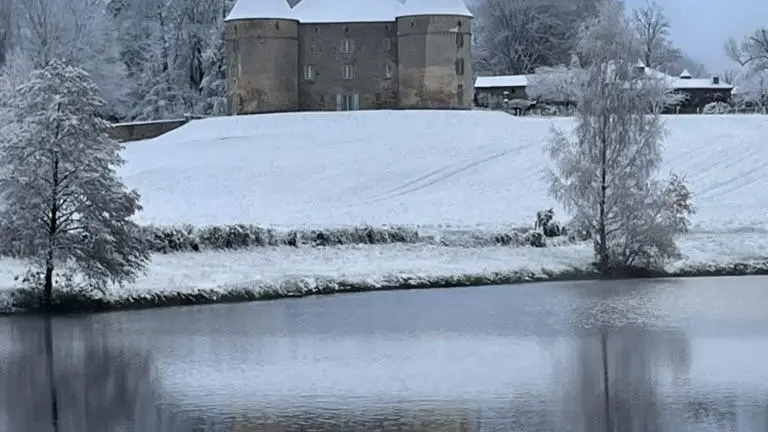 Le château de Brie sous la neige - janvier 2026_21