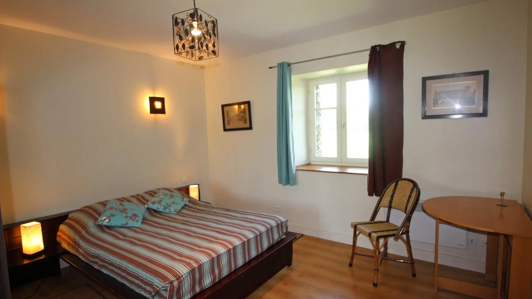 Gite La Feuillardière à Champagnac La Riviere en Haute-Vienne chambre italienne_28