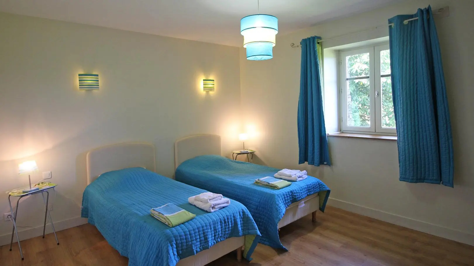 Gite La Feuillardière à Champagnac La Riviere en Haute-Vienne chambre en haut_31