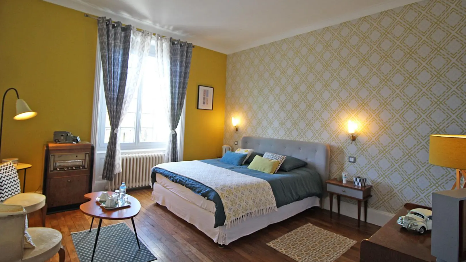 Chambre d'hôtes Au fil du temps à châlus - chambre vintage_6