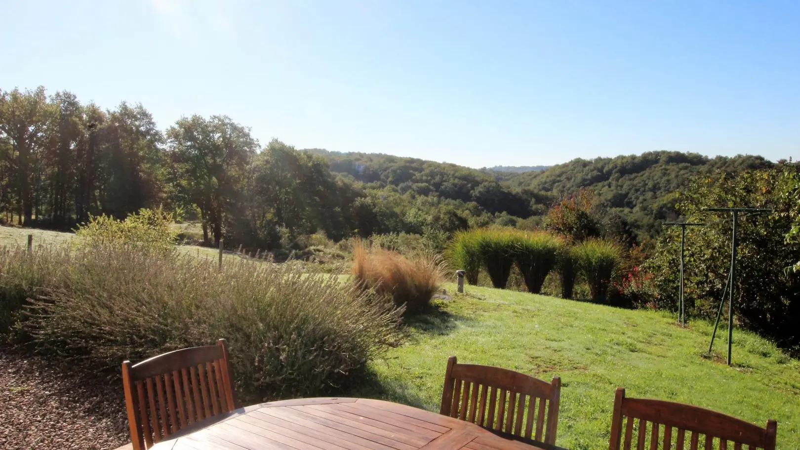 Gîtes de France La Chaudière à St Auvent, Haute Vienne, vue de la terrasse Sud_2