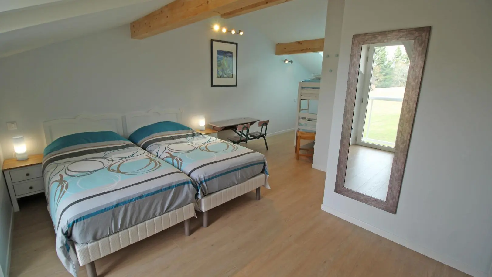 Le gîte de La Maison Neuve à Saint Priest sous Aixe en Haute-Vienne (Nouvelle Aquitaine) - chambre des enfants_26